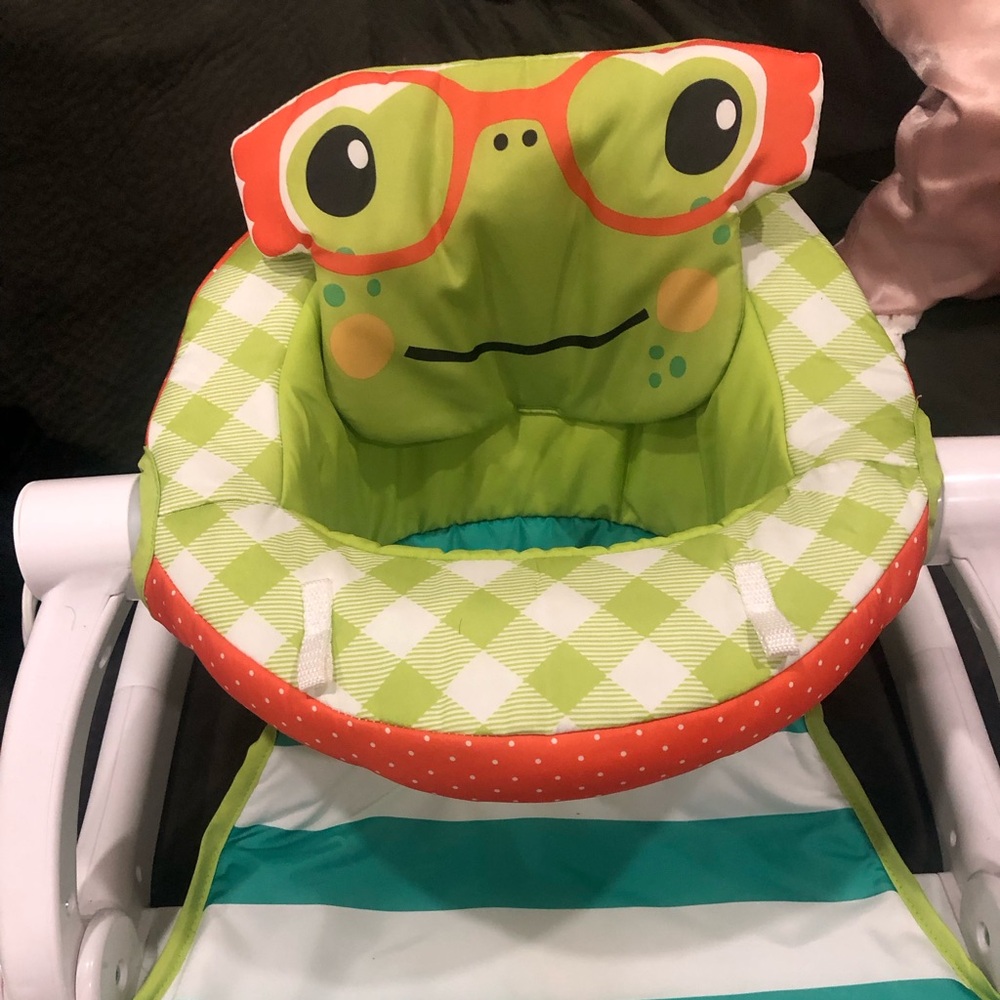 Fisher-Price Portable Baby Chair Sit-Me-Up Floor Seat With Bpa-Free Teether ..